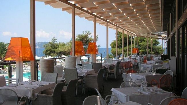 Porto Carras Grand Resort เนโอสมาร์มาราส ร้านอาหาร รูปภาพ